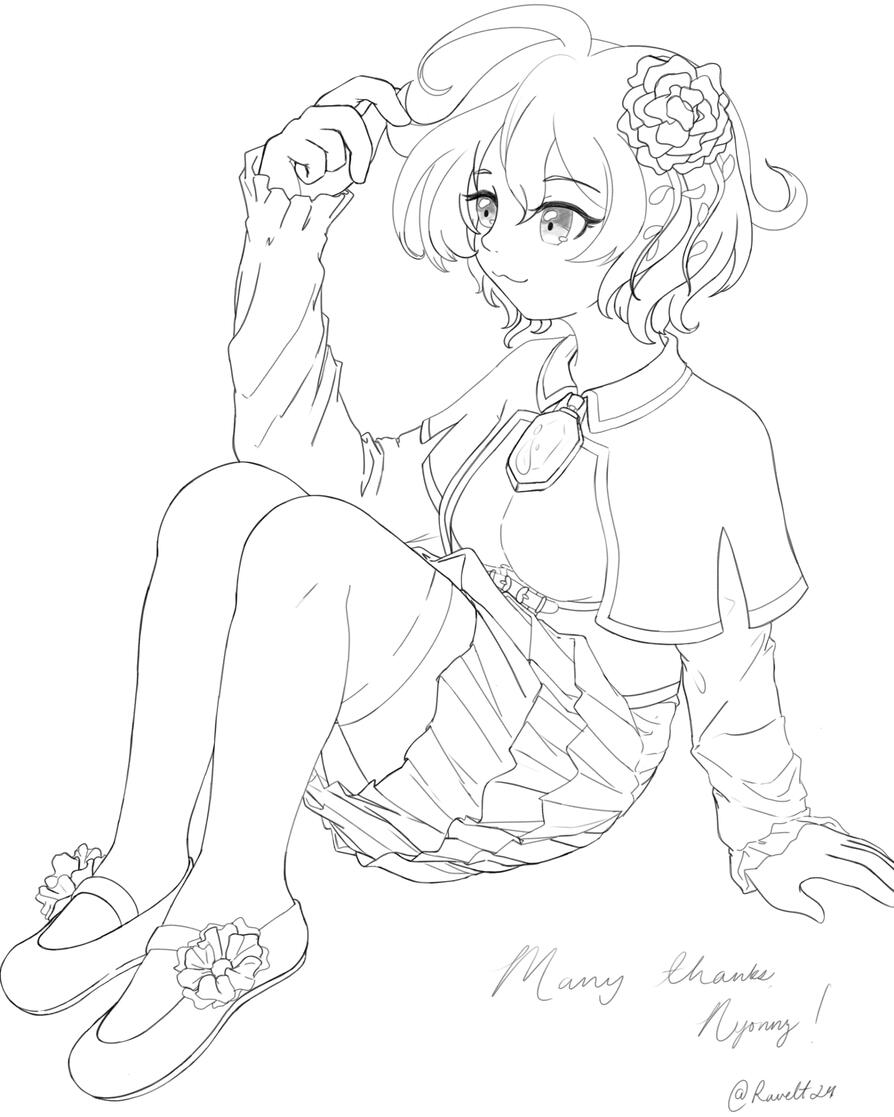 100% Orange Juice character for Nyonnz