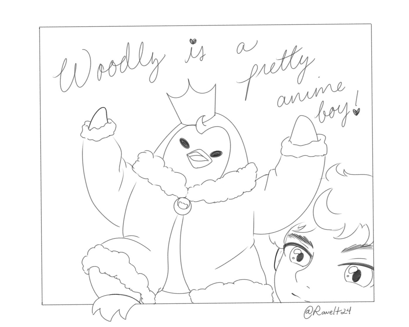 A PRETTY ANIME BOY: Waddles